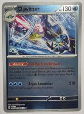 Clawitzer 38/132 Mega Evolutions Reverse Holo Pokemon TCG
