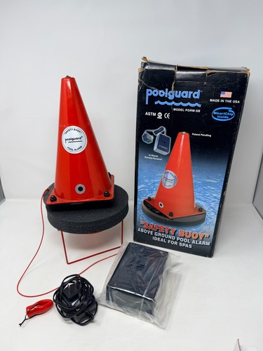 PoolGuard Safety Buoy Above Ground Pool Alarm PGRM-SB  - Red