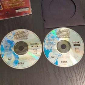 Street Fighter Collection Sega Saturn Complete with Manual *Excellent*