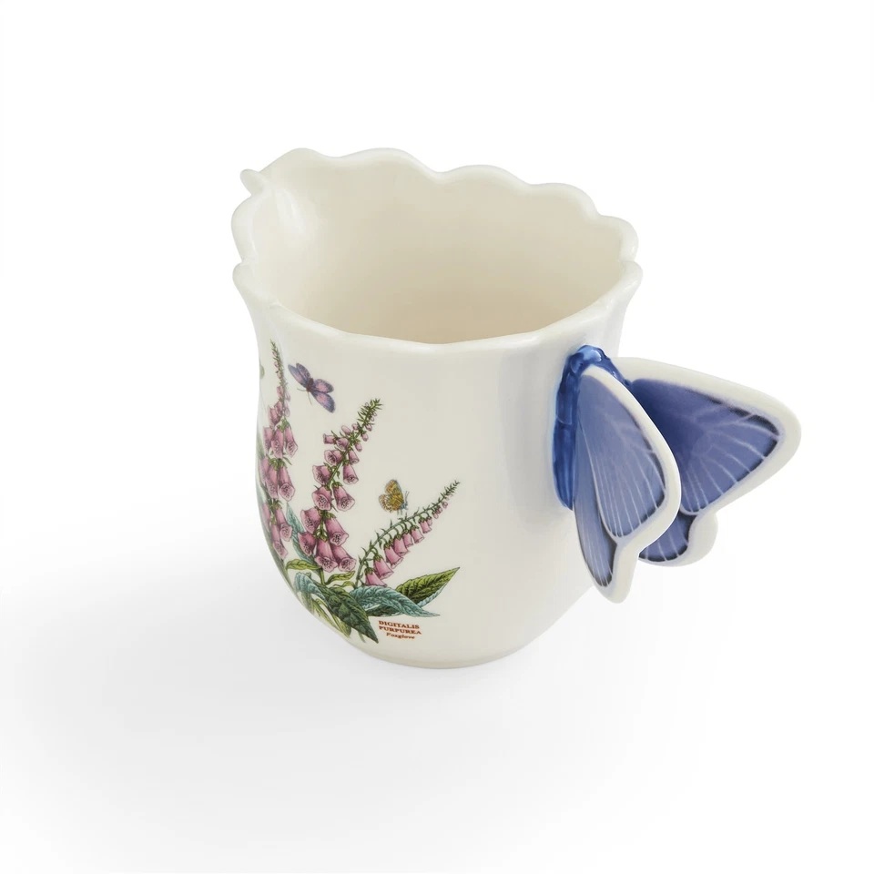 Portmeirion Botanic Garden Bouquet 10 Ounce Creamer, Figural Butterfly Handle - Image 3 of 4