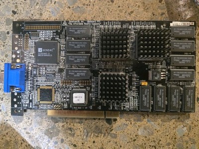 Midway Arcade Quantum3D Obsidian2 PCI 3dfx Board TESTED and Working
