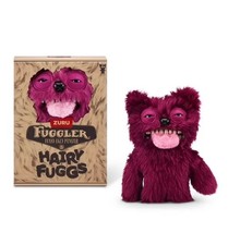 Fuggler Hairy Fuggs SIR BELCH Funny Ugly Monster 9" Collectible Plush Red Maroon