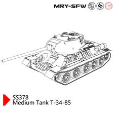 SSMODEL SS72378 1/72 Military Model Kit T-34-85 Medium Tanks
