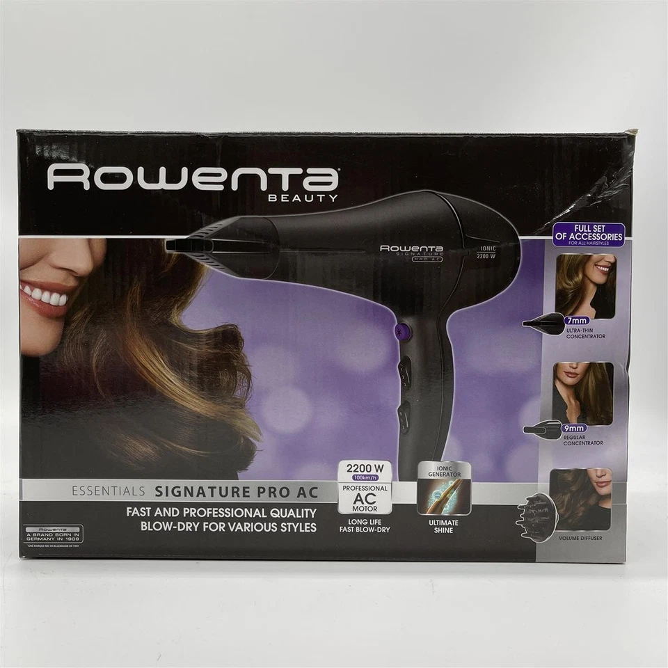 ROWENTA CV7840 Essentials Signature Pro AC Haarföhn Haartrockner Haarstyler