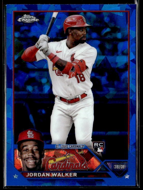 L31,535 - 2023 Topps Chrome Sapphire #344 Jordan Walker RC