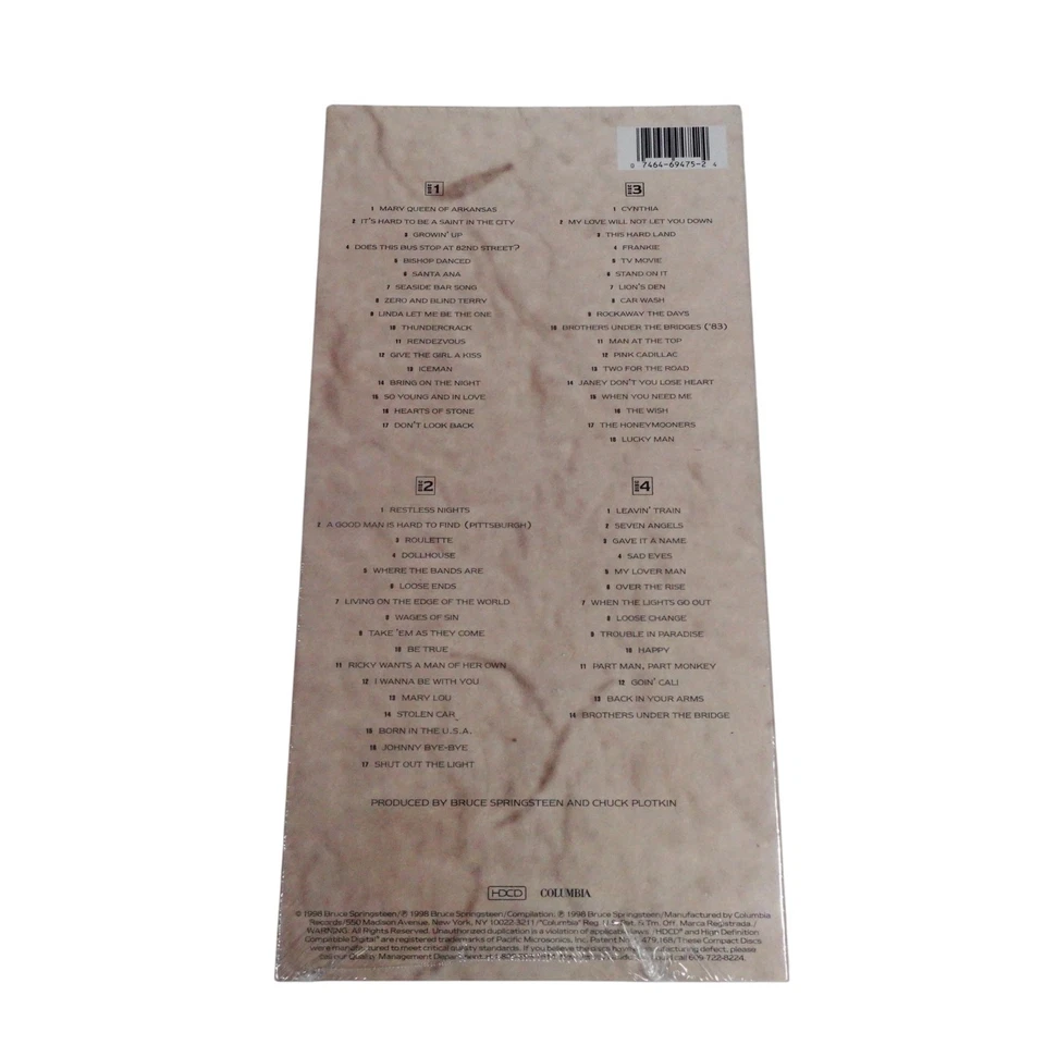 Bruce Springsteen Tracks Deluxe Box 4 CD HDCD Set with Book NEW SEALED - Image 2 of 4