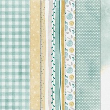 Stampin Up  EVERYDAY HAPPINESS  DSP- 24 Sheets of 6x6- CRAZY FUN COLORS/PRINTS