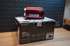  J Sony Handycam DCR-SR68 80GB HDD Red Digital Camcorder No Charger