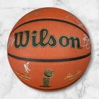 2024-25 OKC Thunder Signed Autographed Team Finals Basketball CHAMPIONS JDUB