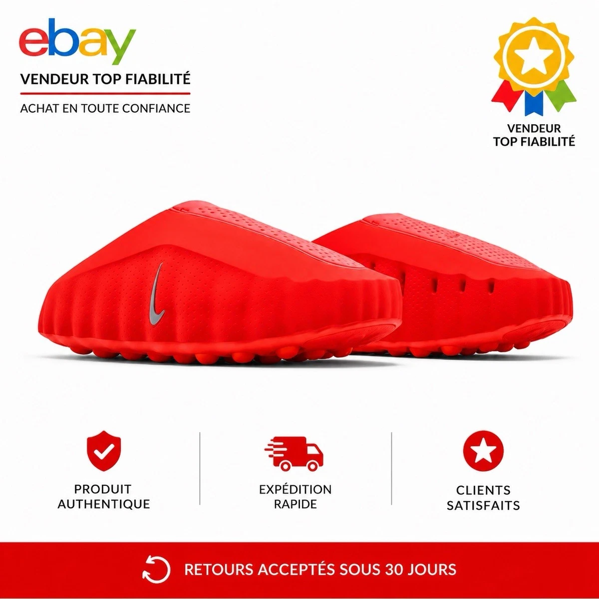 Nike Red Slide Sandals for Men for sale - eBay display picture 2