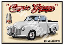 NEW Classic Garage FX Holden Ute tin metal sign