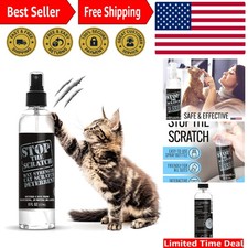 Brilliant Cat Scratch Deterrent - Non-Toxic Spray for Furniture  Floors