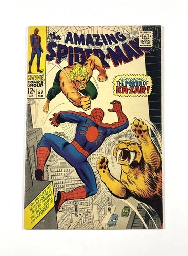 Amazing Spider-Man 57 VF Kazar Zabu Gwen Stacy 🔑🔥