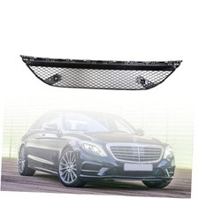 Black Bumper Front Lower Grill 222-885-71-00 Compatible with Mercedes-Benz