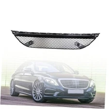  Black Bumper Front Lower Grill 222-885-71-00 Compatible with Mercedes-Benz 