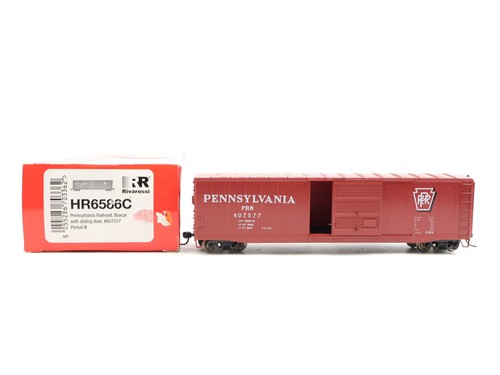 Rivarossi H0 HR6586C Güterwagen US Boxcar Pennsylvania PRR 607577 | Condition: Gebraucht