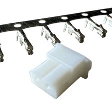 5264 2.5mm 2-pin connector Cordless Phone Battery housing crimp terminal 50 set