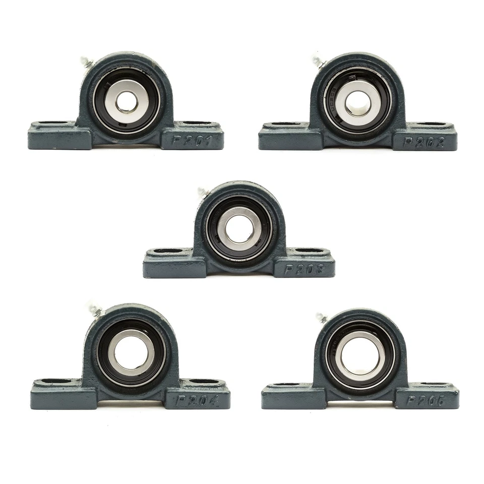 PETROLSCOOTER UCP NP Pillow Block Housed Bearing Self-Align Mounted Cast Iron Housing 2 Bolt