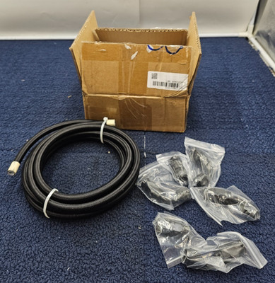 FS10220AN6BK-AMZ1 Fuel Line Fitting Assy - Nylon Braided Hose With Fittings