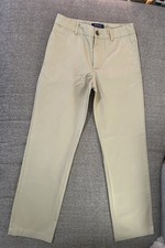 Polo Ralph Lauren Boys Size 12 Khaki Brown Chino Pants Flat Front Straight Leg