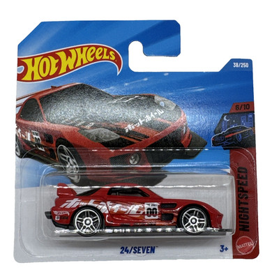 Hot Wheels 24/Seven Red Nightspeed Nummer 38 neu und ungeöffnet