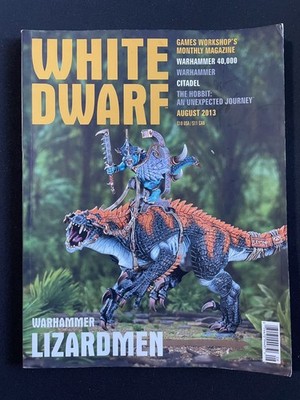 Warhammer LIZARDMEN Issue Games Workshop White Dwarf 40K Magazine (August 2013)