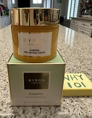 BYROE Pumpkin Pro-Retinol Cream 1.69oz/50mL FULL SZ; SEALED BOX  $110