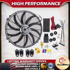 16 Electric Radiator Fan 3000cfm Thermostat Wiring Switch Relay Kit Upgrade Us 16 Electric Radiator Fan 3000cfm Thermostat Wiring Switch Relay Kit Upgrade Us