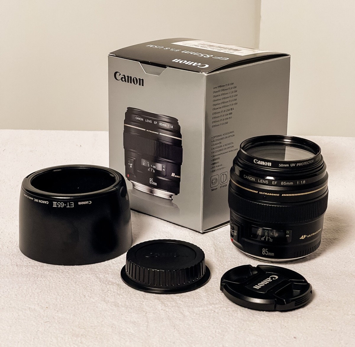 Canon 85mm F1.8 USM - 4079 | eBay