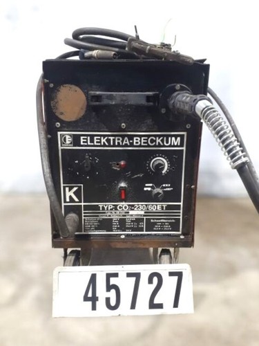 Elektra Beckum Typ CO²-230/60ET Mag-Schutzgas Schweißgerät 45727