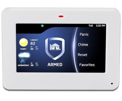 DMP 9800 Series Wireless Graphic LCD Touchscreen Keypad Proximity White | 9862-W