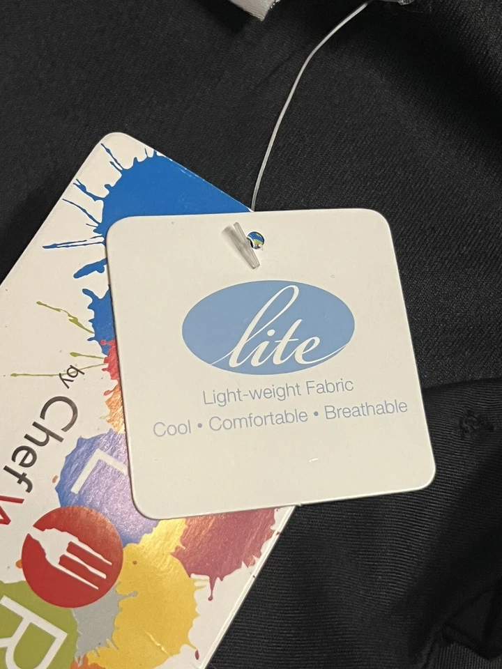 Chef Works Chefs Coat Black Long Sleeve Cooking Jacket Shirt Uniform ￼sz L - Image 4 of 4