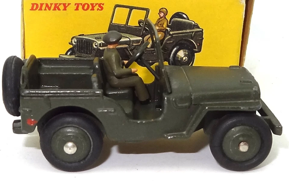 DINKY FRENCH NO. 816 - U.S. ARMY JEEP HOTCHKISS - WILLYS  - MINT BOXED CT* - Image 3 of 4