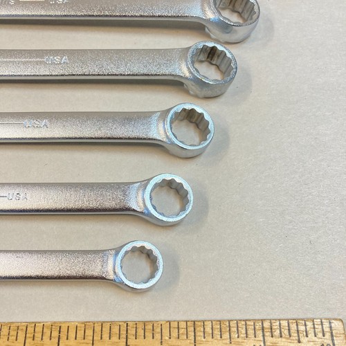 Williams Set di chiavi combinate 6 pezzi 12 punti SAE finitura satinata USA NUOVE! - Foto 6 di 12