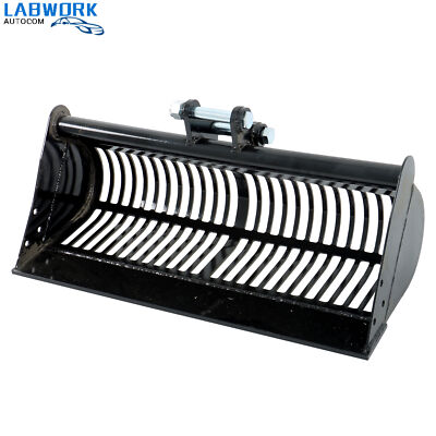 800mm Width Screening Bucket Attachment For Mini Excavator 0.8-1.5 Ton