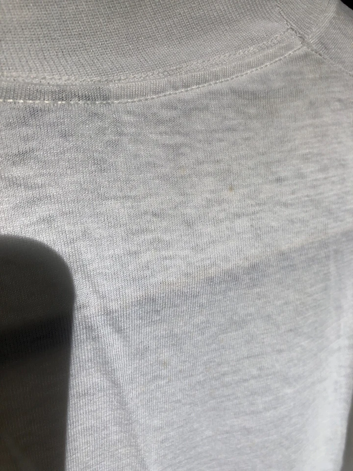 Camiseta Vintage Anos 80 Z100 Screen Stars Estação de Rádio Nova York 5 Anos Fabricada nos EUA - Imagem 3 de 4