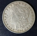 1884-P Morgan Silber Dollar - Uncirculated - L1D28