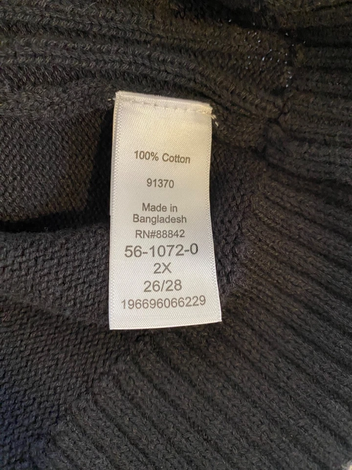 Suéter Woman Within Negro Nórdico Abotonado Cárdigan Informal Otoño Acogedor Cálido Nuevo sin Etiquetas Foto 4 de 4
