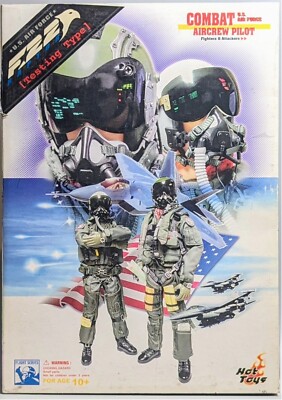 HOTTOYS US AIR FORCE F22 黒人タイプ Hot Toys 1/6 F-22 Combat Aircrew Pilot Action Figure Model Toy