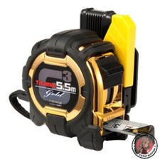 Tajima Safeconve G3 Gold Lock 25 Tape Measure 5.5m x 25mm