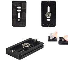 Universal PU70 Quick Release Plate Camera Tripod Ballhead Adapter Mount Board