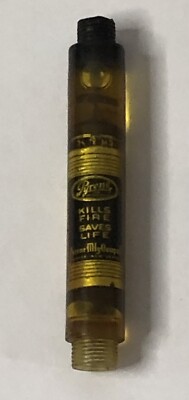Vintage Pyrene Fire Extinguisher Advertising Kills Fire Saves Life Pen Keychain