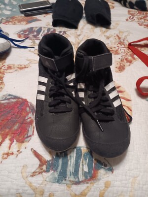 ASICS Matflex 6 Youth Wrestling Shoes Boys Black Size 4.5