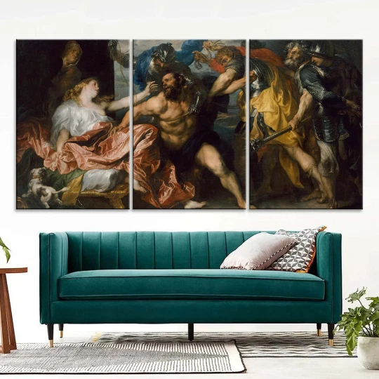 Classical Mythology Canvas Wall Art – Rubens Style Renaissance Print - Image 2 of 4