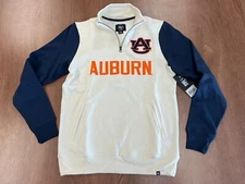 AUBURN TIGERS 47 WINNING STREAK 1/4 ZIP HEADLINE FLEECE SWEATSHIRT S NWT $110
