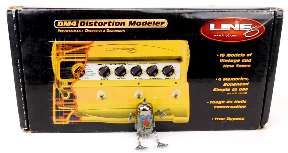Line 6 DM4 Distortion Modeler Guitar Effect Pedal + Neuwertig + OVP + Garantie - Image 4 of 4