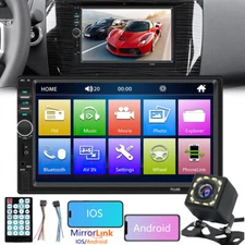 Car Radio MP5 Player 2 Din Stereo 7In Touch Screen Automotive Multimedia Monitor