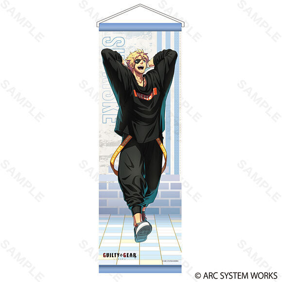 Guilty Gear Strive x OIOI Sin Kiske Suede Slim Tapestry Wall Scroll