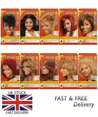 Creme Of Nature Exotic Shine Permanent Hair Dye With Argan Oil All Colours