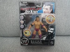 WWE Build N Brawl RAZOR RAMON 4" figure 2008 Jakks NEW SEALED ON CARD